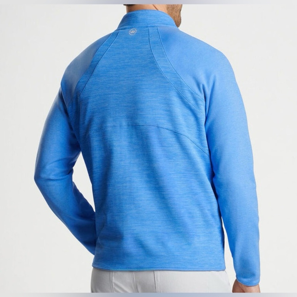 Peter Millar Liberty Blue Vista Hybrid Full-Zip Jacket MF24EK43 Golf - Picture 5 of 6